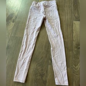 Athleta light pink leggings youth large/12